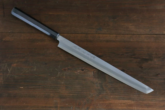 Sakai Takayuki White Steel (เหล็กกล้าขาว) No.1 มีดหั่นปลาหมึกทาโกะ มีดทำครัวญี่ปุ่น 300mm