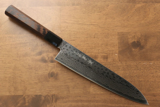 Sakai Takayuki Galaxy ZA-18 ดามัสกัส มีดกิวโตะ Gyuto มีดทำครัวญี่ปุ่น 210mm ด้ามไม้เวงเก้