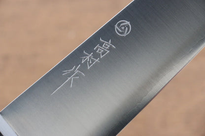 Takamura Knives VG10 ขัด มีดกิวโตะ Gyuto มีดทำครัวญี่ปุ่น 180mm ด้ามไม้ Pakka wood สีดำ