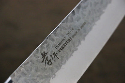 Sakai Takayuki VG10 33 ชั้น ดามัสกัส มีดกิวโตะ Gyuto มีดทำครัวญี่ปุ่น 210mm ด้ามต้นไอรอนวูดทะเลทราย