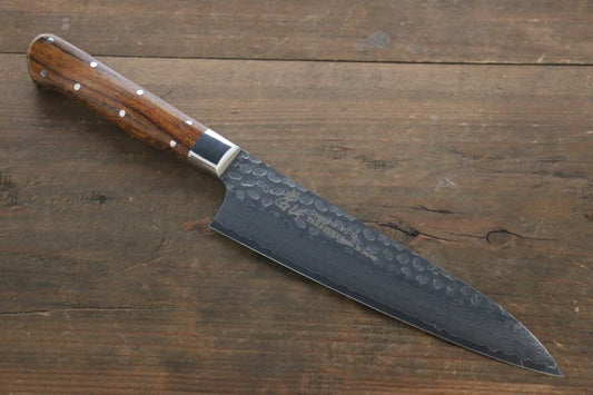 Sakai Takayuki VG10 33 ชั้น ดามัสกัส มีดกิวโตะ Gyuto มีดทำครัวญี่ปุ่น 180mm ด้ามต้นไอรอนวูดทะเลทราย