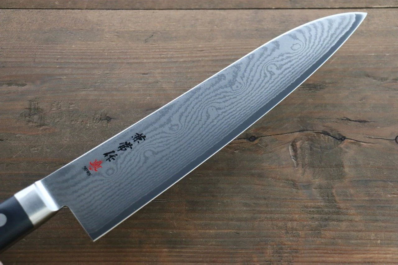 Kanetsune VG10 33 ชั้น ดามัสกัส มีดกิวโตะ Gyuto มีดทำครัวญี่ปุ่น 240mm พลาสติกด้าม