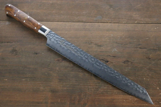 Sakai Takayuki VG10 33 ชั้น ดามัสกัส มีด Kiritsuke Yanagiba มีดทำครัวญี่ปุ่น 270mm ด้ามต้นไอรอนวูดทะเลทราย