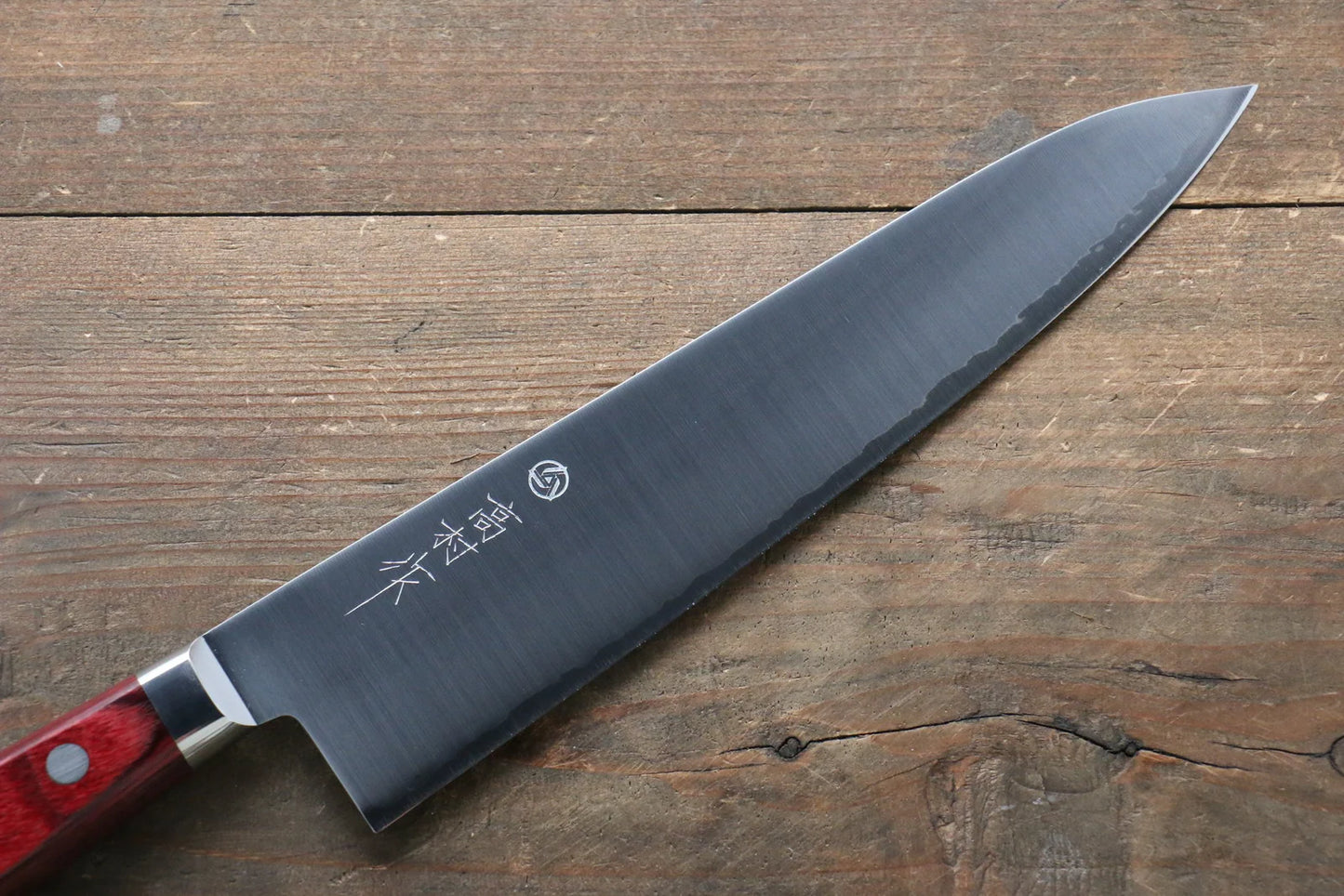 Takamura Knives R2/SG2 มีดกิวโตะ Gyuto มีดทำครัวญี่ปุ่น 210mm ด้ามไม้ Pakka wood สีแดง