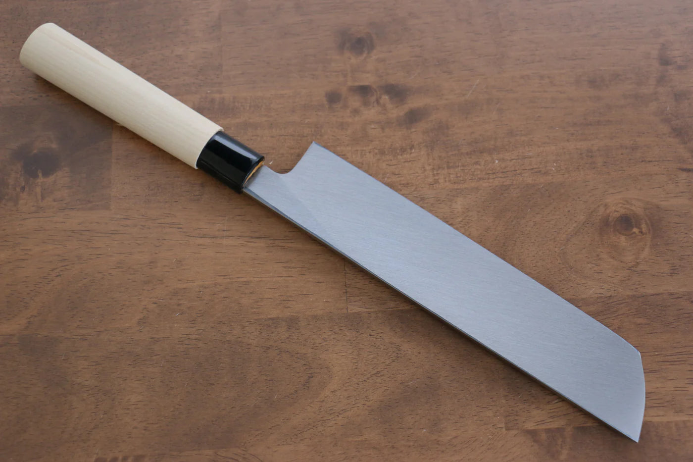 Sakai Takayuki Kasumitogi White Steel (เหล็กกล้าขาว) มีด Hamokiri มีดทำครัวญี่ปุ่น 240mm ด้ามต้นเเมกโนเลีย