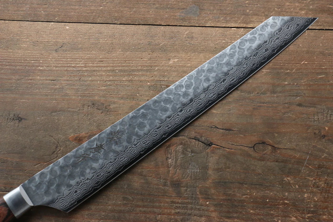 Sakai Takayuki VG10 17 ชั้น ดามัสกัส ลายค้อนตี มีด Kiritsuke Yanagiba มีดทำครัวญี่ปุ่น 270mm