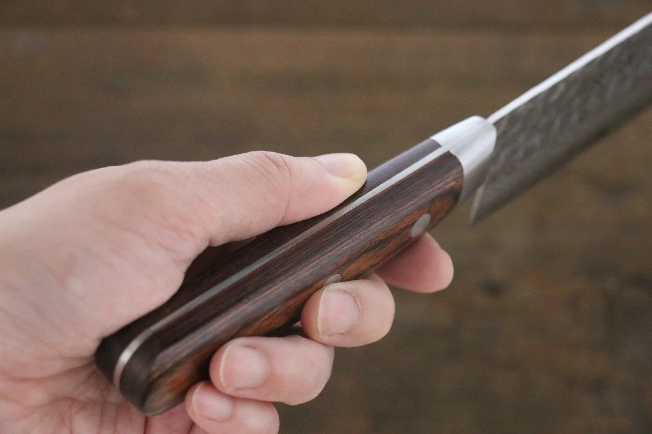 Sakai Takayuki VG10 ดามัสกัส 17 ชั้น มีดหั่นผัก Nakiri มีดทำครัวญี่ปุ่น 160mm