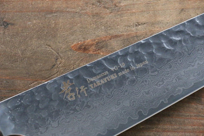 Sakai Takayuki VG10 ดามัสกัส 33 ชั้น มีด Kengata Gyuto มีดทำครัวญี่ปุ่น 190mm ด้ามต้นเซลโคว่าญี่ปุ่น (Japanese Elm)