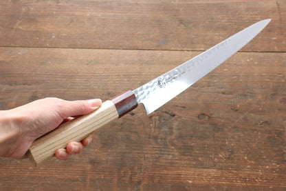 Sakai Takayuki VG10 ดามัสกัส 33 ชั้น มีดเลาะเอ็น Sujihiki มีดทำครัวญี่ปุ่น 240mm ด้ามต้นเซลโคว่าญี่ปุ่น (Japanese Elm)