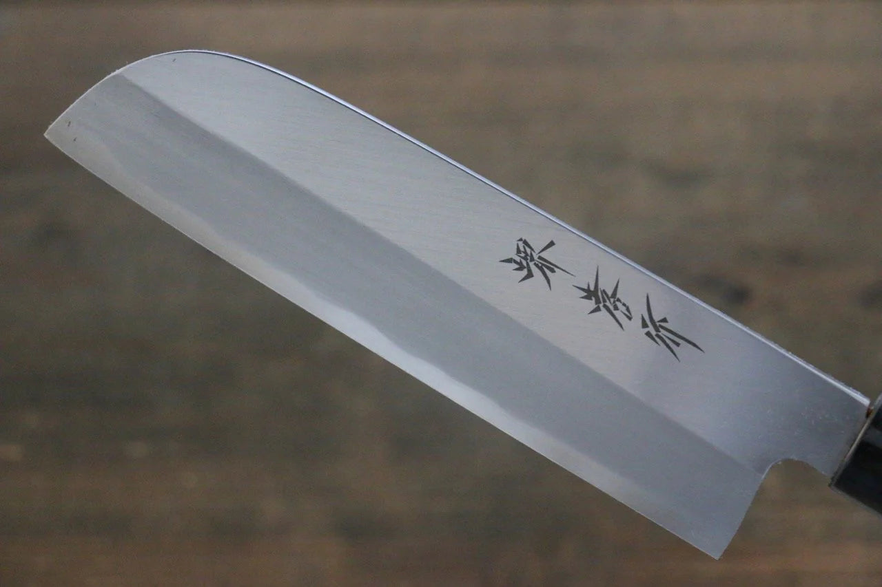 Sakai Takayuki [Left Handed] Kasumitogi White Steel (เหล็กกล้าขาว) มีด Kamagata Usuba มีดทำครัวญี่ปุ่น