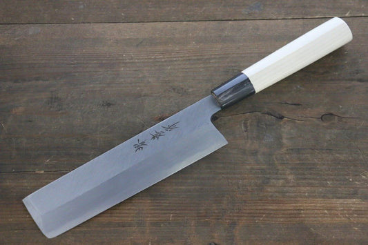 Sakai Takayuki [Left Handed] Kasumitogi White Steel (เหล็กกล้าขาว) มีด Usuba มีดทำครัวญี่ปุ่น