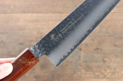 Sakai Takayuki VG10 ดามัสกัส 33 ชั้น มีดกิวโตะ Gyuto มีดทำครัวญี่ปุ่น 210mm ด้ามไม้โอ๊กเคลือบ (Seiren)