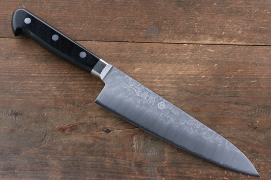 Takamura Knives VG10 ลายค้อนตี มีดกิวโตะ Gyuto มีดทำครัวญี่ปุ่น 180mm ด้ามไม้ Pakka wood สีดำ