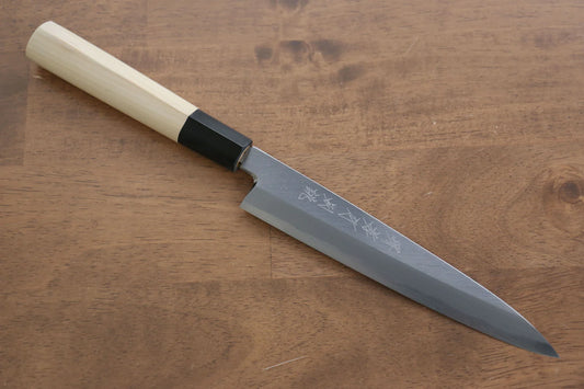 Sakai Takayuki Tokujyo White Steel (เหล็กกล้าขาว) No.2 มีดขนาดเล็ก  Petty มีดทำครัวญี่ปุ่น 180mm ด้ามต้นเเมกโนเลีย