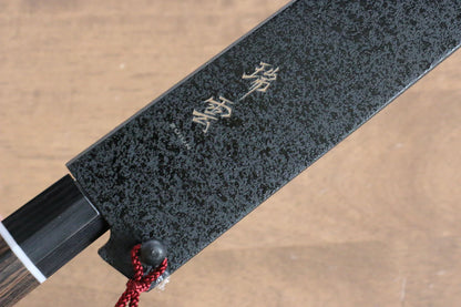 ZUIUN ลายหินสีดำ ไม้เเมกโนเลีย ฝัก (ปลอก) มีด มีด Kiritsuke Gyuto ไม้อัด 210mm