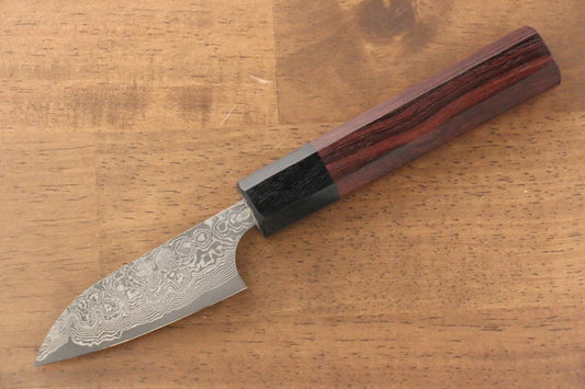 Masakage Kumo VG10 ดามัสกัส มีดขนาดเล็ก  Petty มีดทำครัวญี่ปุ่น 80mm ไม้พะยูงด้าม