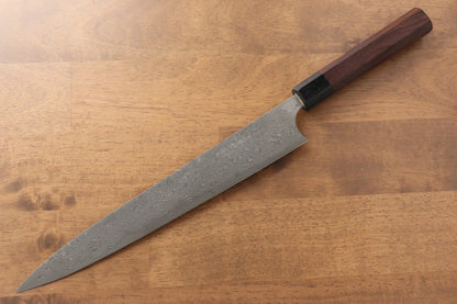 Masakage Kumo VG10 ดามัสกัส มีดเลาะเอ็น Sujihiki มีดทำครัวญี่ปุ่น 270mm ไม้พะยูงด้าม