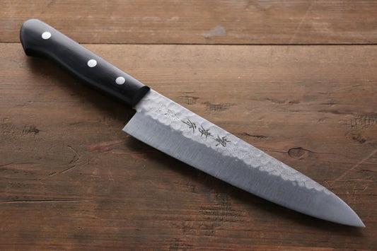 Sakai Takayuki Blue Steel (บลูสตีล) ลายค้อนตี 3 ชั้น มีดกิวโตะ Gyuto มีดทำครัวญี่ปุ่น 180mm