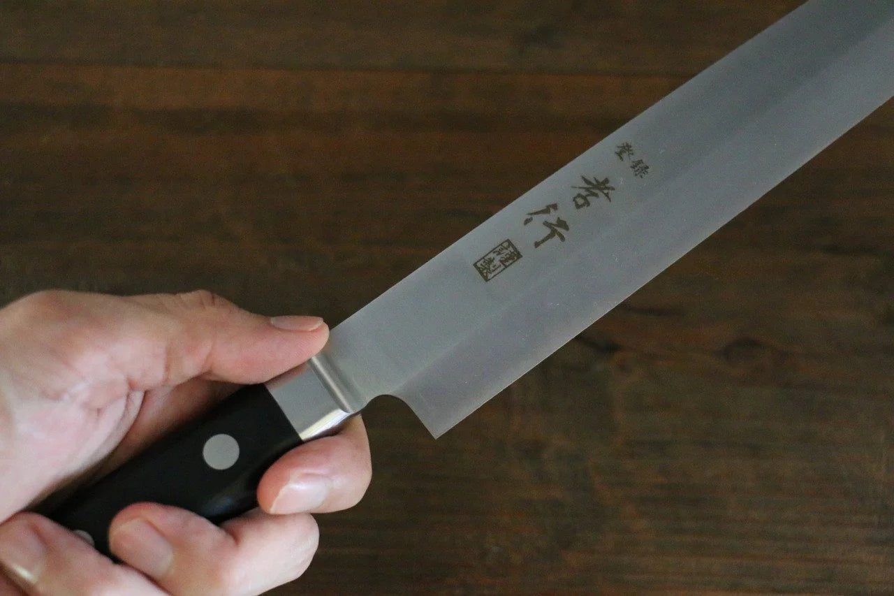 Sakai Takayuki Grand Chef [สำหรับถนัดมือซ้าย] Swedish Steel-stn (เหล็กสวีเดน stn) มีด Kiritsuke Yanagiba มีดทำครัวญี่ปุ่น 260mm มีฝัก (ปลอก) มีด