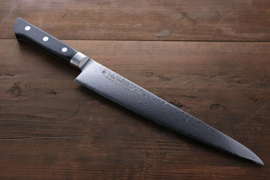 Sakai Takayuki โมลิบดินัม ดามัสกัส 63 ชั้น มีดเลาะเอ็น Sujihiki มีดทำครัวญี่ปุ่น 240mm