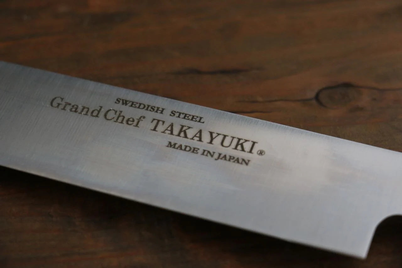 Sakai Takayuki Grand Chef [สำหรับถนัดมือซ้าย] Swedish Steel-stn (เหล็กสวีเดน stn) มีด Kiritsuke Yanagiba มีดทำครัวญี่ปุ่น 260mm มีฝัก (ปลอก) มีด