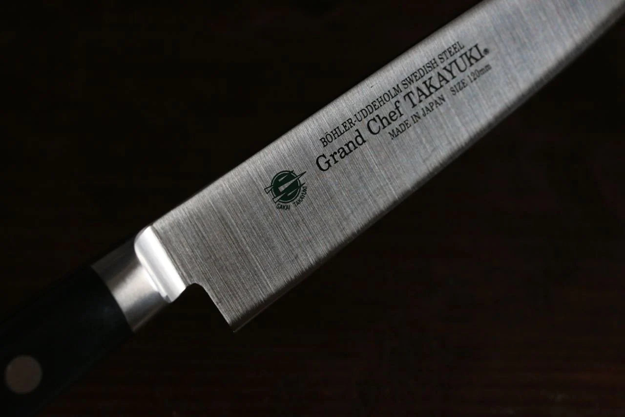 Sakai Takayuki Grand Chef Swedish Steel (เหล็กสวีเดน) มีดขนาดเล็ก  Petty มีดทำครัวญี่ปุ่น 150mm